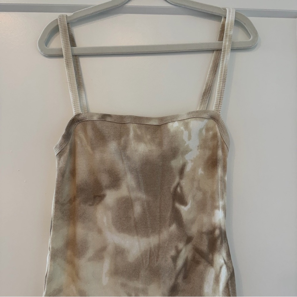 ZARA Tie-Dyed Ribbed MIDI Dress — Small - Picture 5 of 8